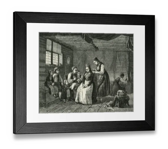 Framed Print : Norwegian Bride Framed Print : Norwegian Bride