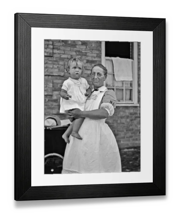 Framed Print : Nurse and Child Framed Print : Nurse and Child