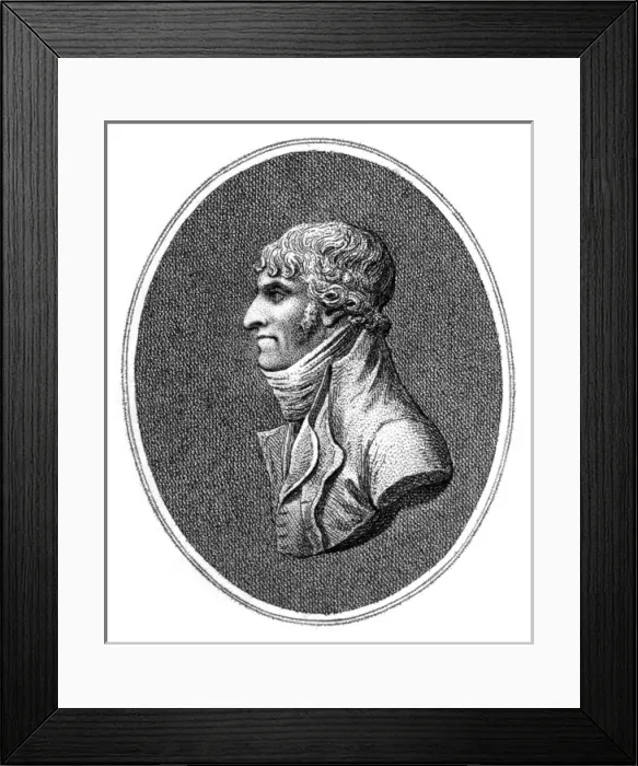 Framed Print : PARACHUTE. ANDRE JACQUES GARNERIN French parachute inventor Date: 1769-1823 Framed Print : PARACHUTE. ANDRE JACQUES GARNERIN French parachute inventor Date: 1769-1823