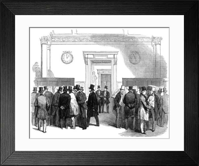 Framed Print : Lloyds Merchants Room Framed Print : Lloyds Merchants Room