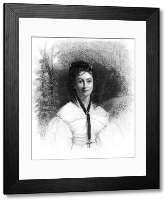 Framed Print : Maria Gowen BROOKS (1795 - 1845) Framed Print : Maria Gowen BROOKS (1795 - 1845)