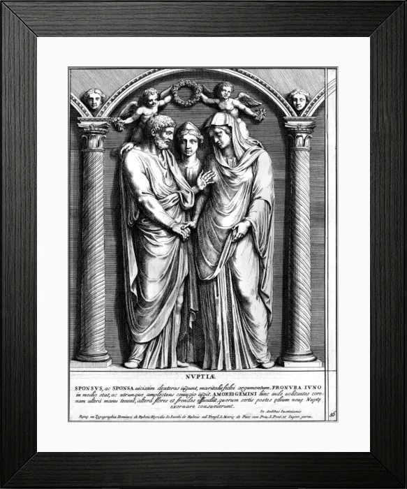 Framed Print : Roman Marriage Ceremony Framed Print : Roman Marriage Ceremony