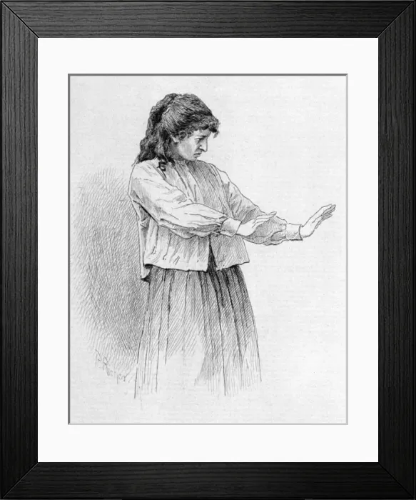 Framed Print : Hypnotised Subject - 1 Framed Print : Hypnotised Subject - 1