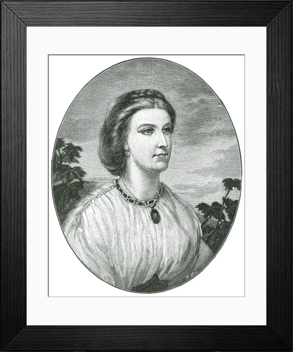 Framed Print : Lady Isabel Burton Young Framed Print : Lady Isabel Burton Young