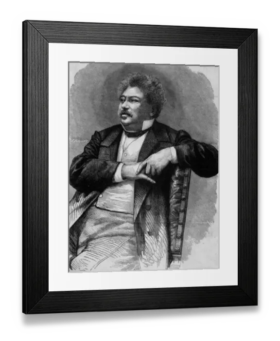 Framed Print : DUMAS (1802 - 1870) Framed Print : DUMAS (1802 - 1870)