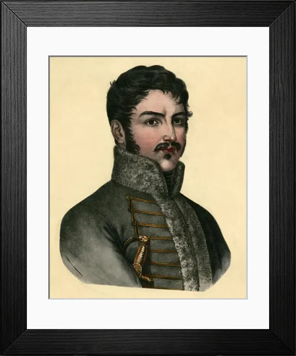 Framed Print : Balestra, Greek Patriot Framed Print : Balestra, Greek Patriot
