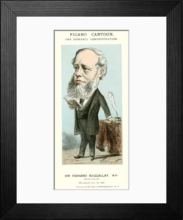 Framed Print : Sir Richard Baggallay Framed Print : Sir Richard Baggallay