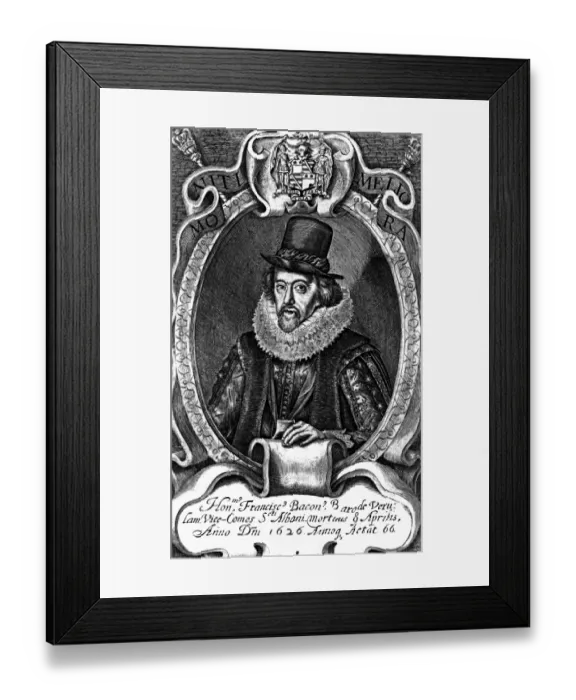 Framed Print : Lord Francis Bacon Framed Print : Lord Francis Bacon