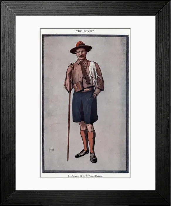 Framed Print : Baden-Powell Chief Scout Framed Print : Baden-Powell Chief Scout