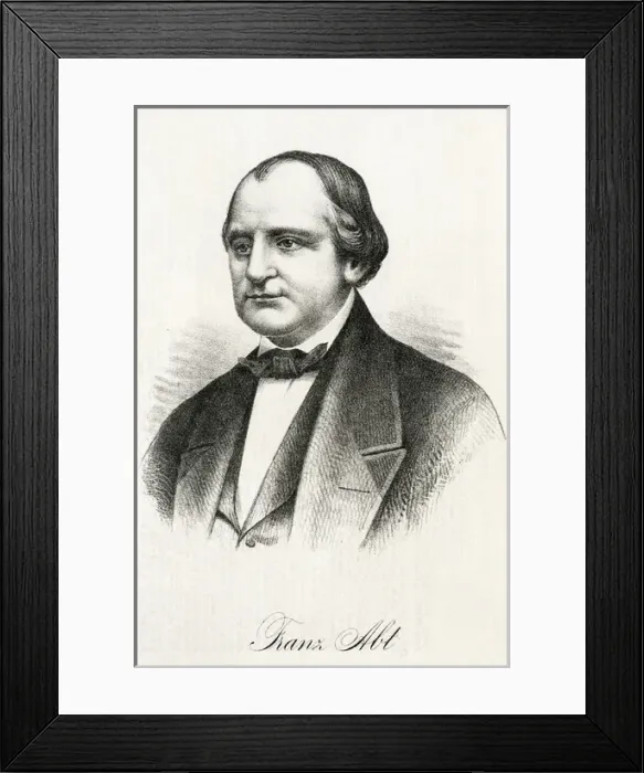 Framed Print : Abt German Composer Framed Print : Abt German Composer