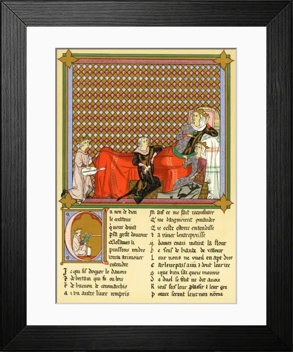 Framed Print : Adenez Le Roi Framed Print : Adenez Le Roi