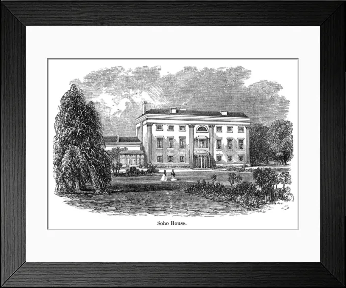 Framed Print : Soho House / Boulton Framed Print : Soho House / Boulton