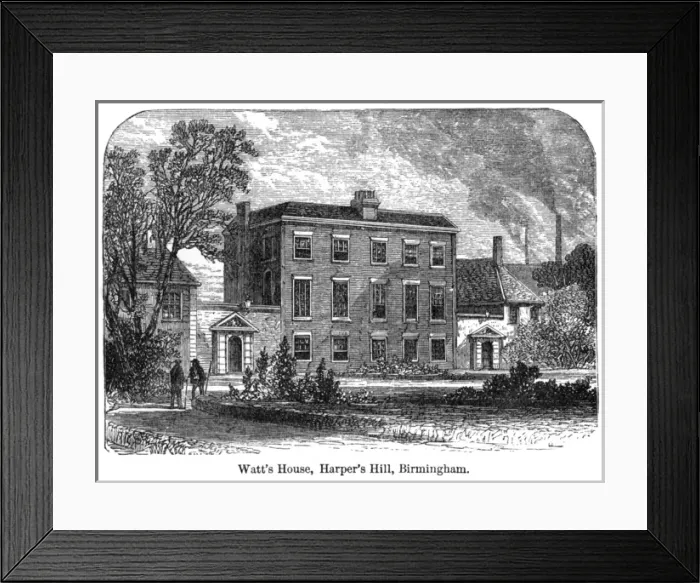 Framed Print : Watts House / Birmingham Framed Print : Watts House / Birmingham