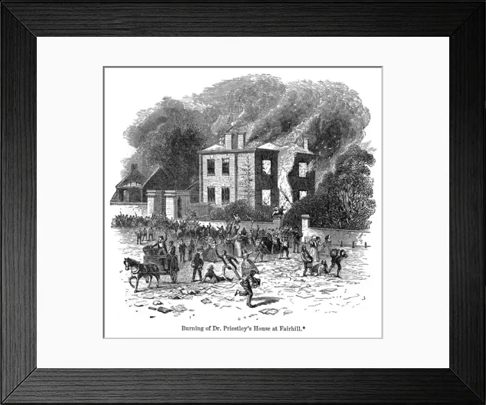 Framed Print : Joseph Priestley / Fire Framed Print : Joseph Priestley / Fire