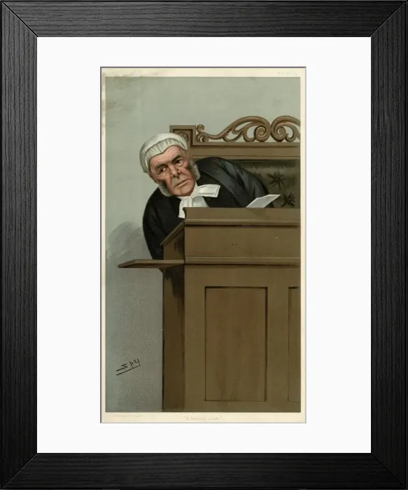 Framed Print : The Hon Sir James Bacon Framed Print : The Hon Sir James Bacon