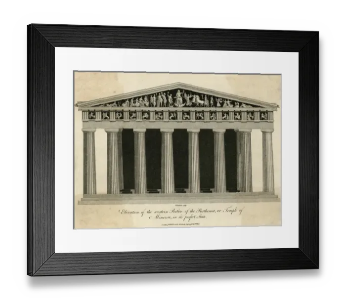 Framed Print : Greece / Athens / Acropolis Framed Print : Greece / Athens / Acropolis