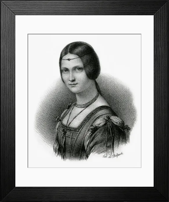 Framed Print : La Belle Feronniere Mistress of Francois I Framed Print : La Belle Feronniere Mistress of Francois I