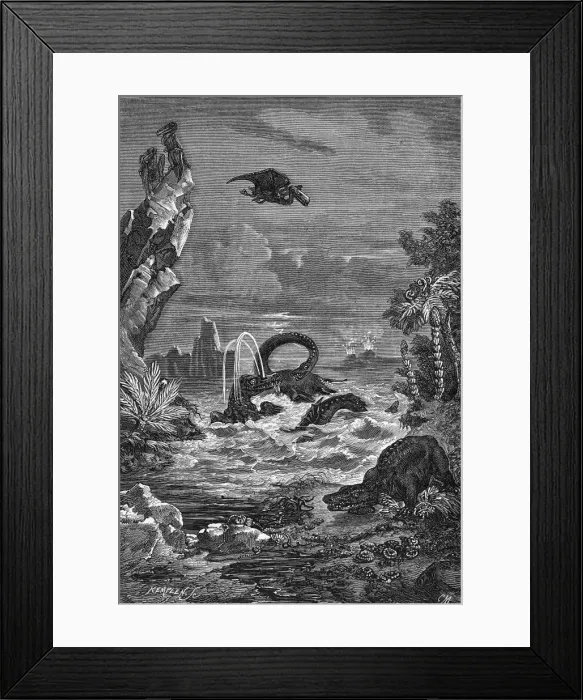 Framed Print : Jurassic L scape Framed Print : Jurassic L scape