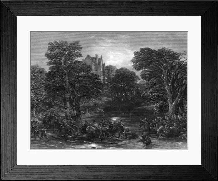 Framed Print : Scots Pursued / Preston Framed Print : Scots Pursued / Preston