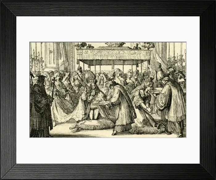 Framed Print : Charles Kisses the Bible Framed Print : Charles Kisses the Bible
