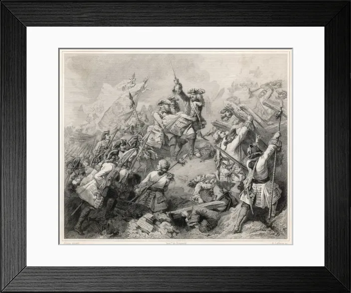 Framed Print : War of The Spanish Succession - Denain Framed Print : War of The Spanish Succession - Denain