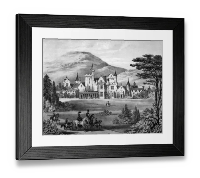 Framed Print : General View of Balmoral Castle Framed Print : General View of Balmoral Castle