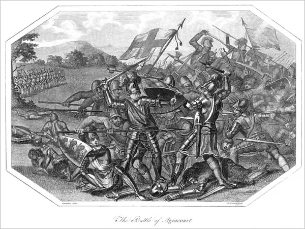 100 Years War and English Victory at Agincourt