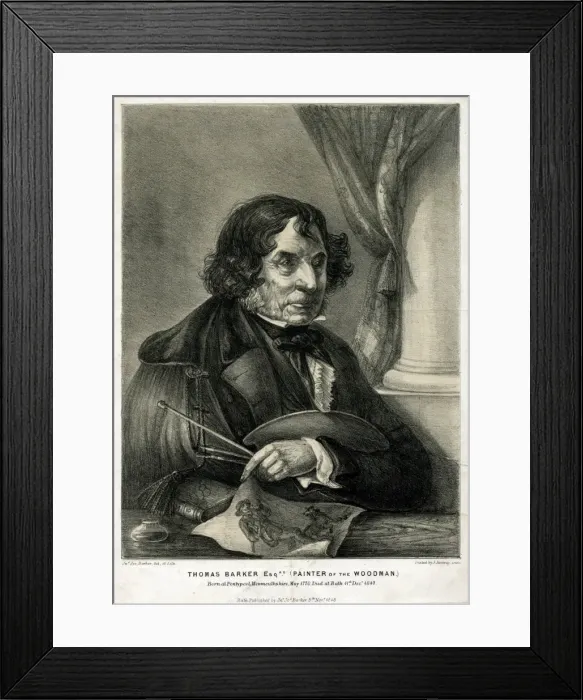 Framed Print : Thomas Barker - English Painter Framed Print : Thomas Barker - English Painter
