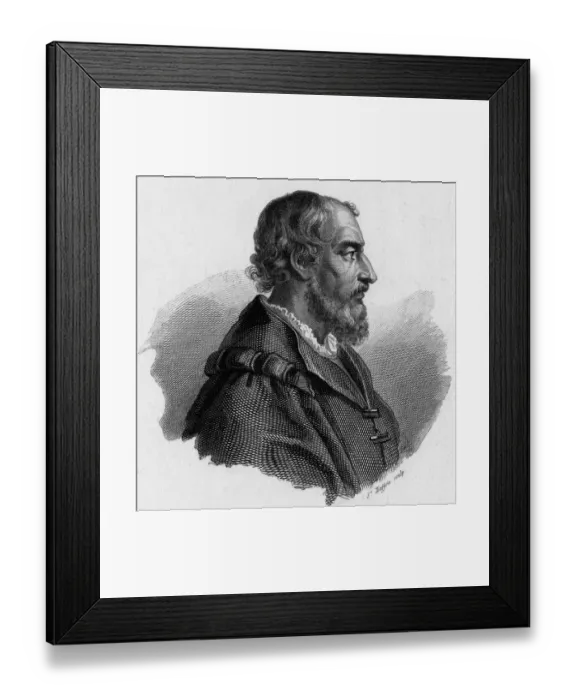 Framed Print : Lodovico Ariosto / Maffeis Framed Print : Lodovico Ariosto / Maffeis