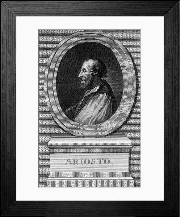 Framed Print : Lodovico Ariosto / Cook Framed Print : Lodovico Ariosto / Cook