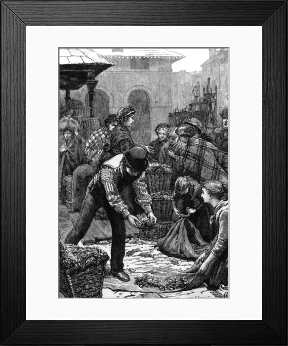 Framed Print : Farringdon Market London Framed Print : Farringdon Market London