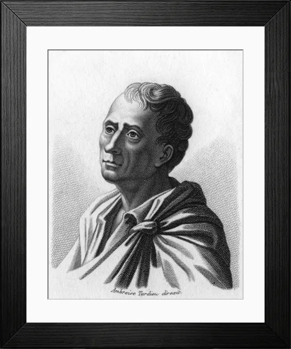 Framed Print : MONTESQUIEU (1689-1755) Framed Print : MONTESQUIEU (1689-1755)