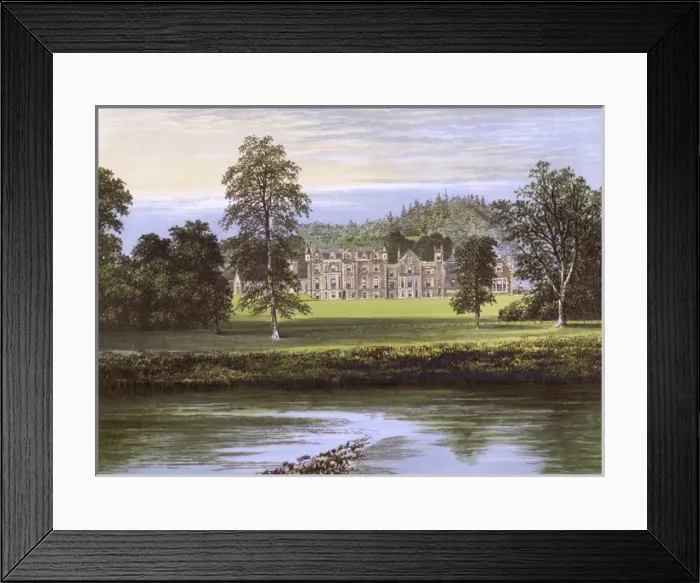 Framed Print : Sir Walter Scott - Abbotsford 1879 Framed Print : Sir Walter Scott - Abbotsford 1879