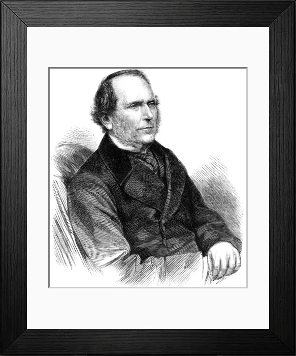 Framed Print : Sir James Brooke (1803-1868) Framed Print : Sir James Brooke (1803-1868)