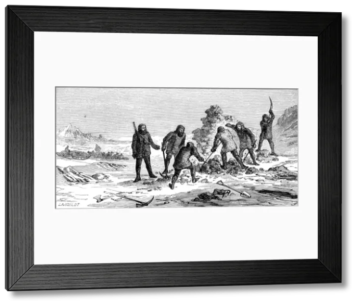 Framed Print : Discovery of relics of the Franklin polar expedition Framed Print : Discovery of relics of the Franklin polar expedition