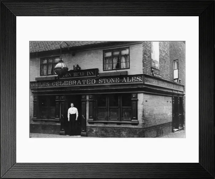 Framed Print : Pub Exterior W / Landlady Framed Print : Pub Exterior W / Landlady