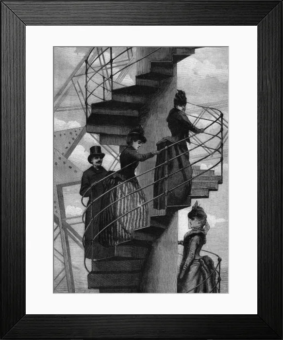 Framed Print : Paris / Eiffel Tower 1889 Framed Print : Paris / Eiffel Tower 1889