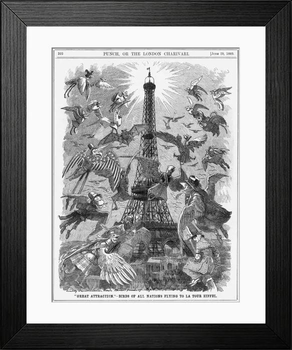 Framed Print : Paris / Eiffel Tower 1889 Framed Print : Paris / Eiffel Tower 1889