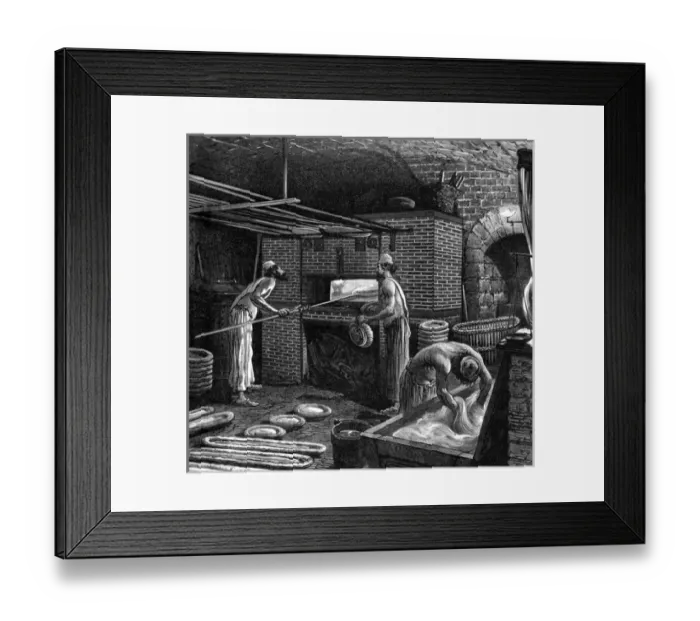 Framed Print : French Boulangerie C1874 Framed Print : French Boulangerie C1874
