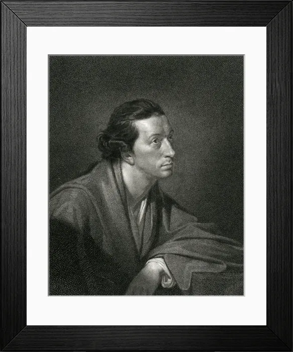 Framed Print : Richard Cumberland / Evans Framed Print : Richard Cumberland / Evans