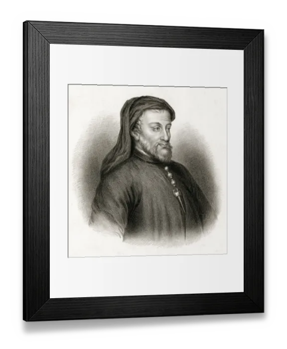 Framed Print : Chaucer / Freeman Framed Print : Chaucer / Freeman
