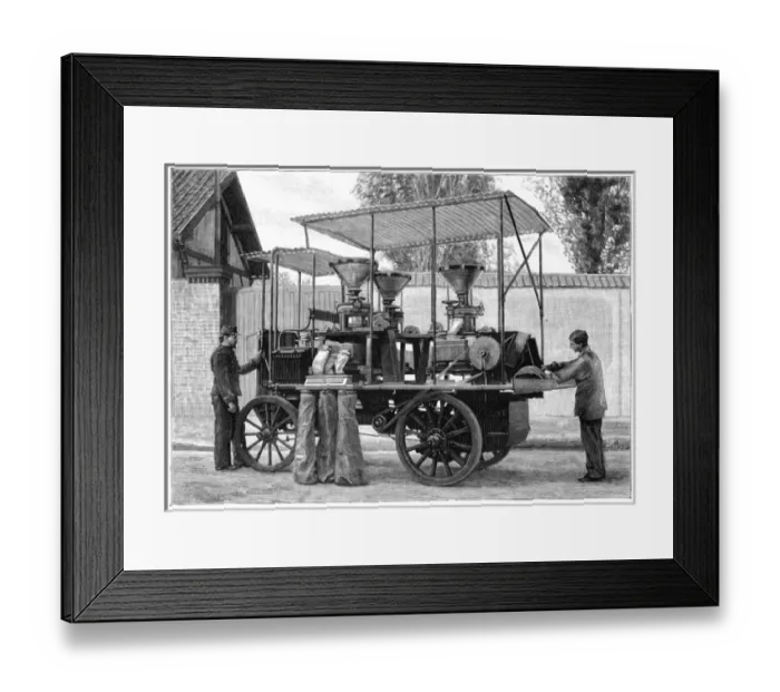 Framed Print : French Mobile Bakery Framed Print : French Mobile Bakery