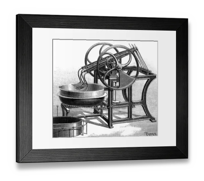 Framed Print : Dathis Mechanical Knead Framed Print : Dathis Mechanical Knead