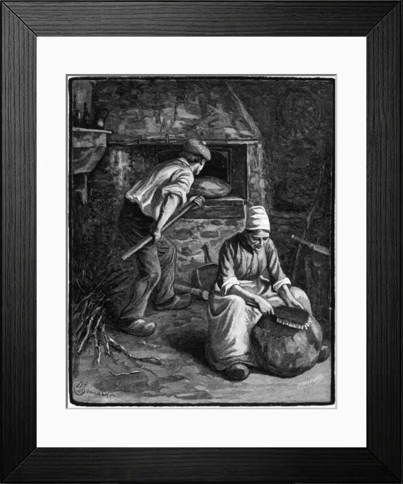 Framed Print : Calvados Baking 1884 Framed Print : Calvados Baking 1884