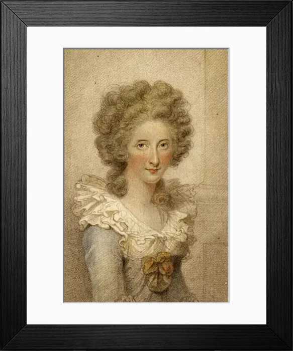 Framed Print : Sculptor Anne Seymour Damer Framed Print : Sculptor Anne Seymour Damer