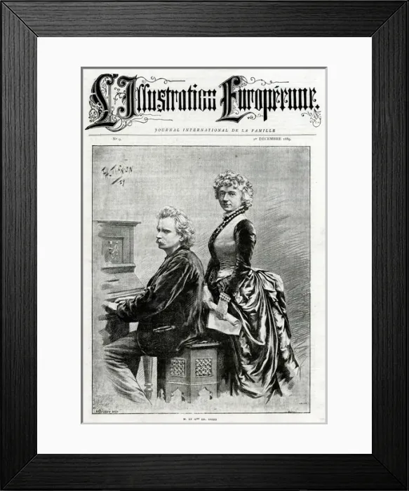 Framed Print : Edvard Grieg Framed Print : Edvard Grieg
