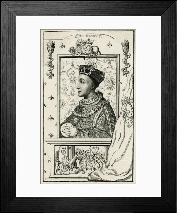 Framed Print : King Henry V Framed Print : King Henry V
