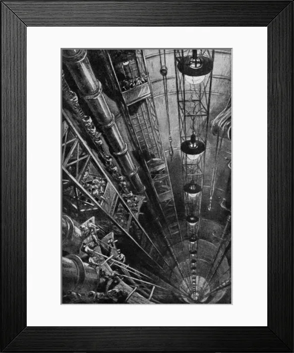 Framed Print : Hole in the Earth 1912 Framed Print : Hole in the Earth 1912
