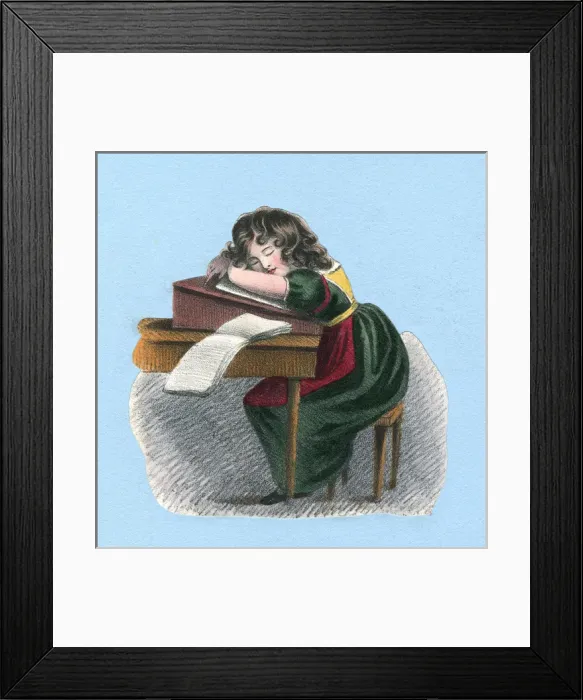 Framed Print : Children Sleeping Framed Print : Children Sleeping