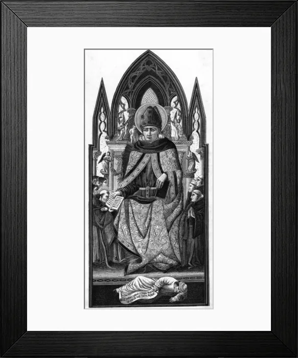Framed Print : Saint Augustine of Hippo Framed Print : Saint Augustine of Hippo